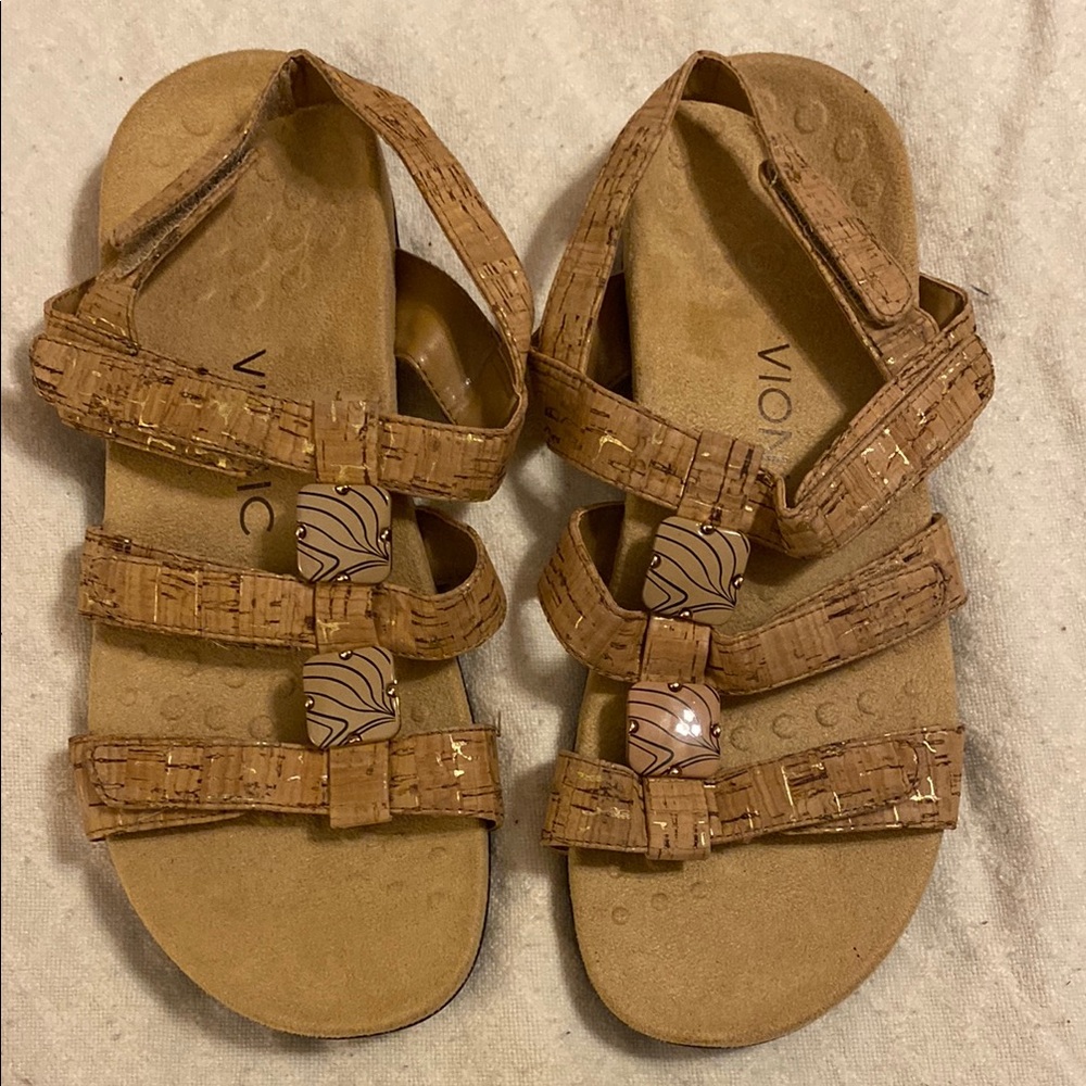 Vionic Cork Sandals with Straps